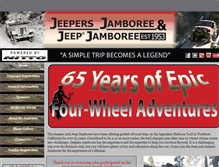 Tablet Screenshot of jeepersjamboree.com